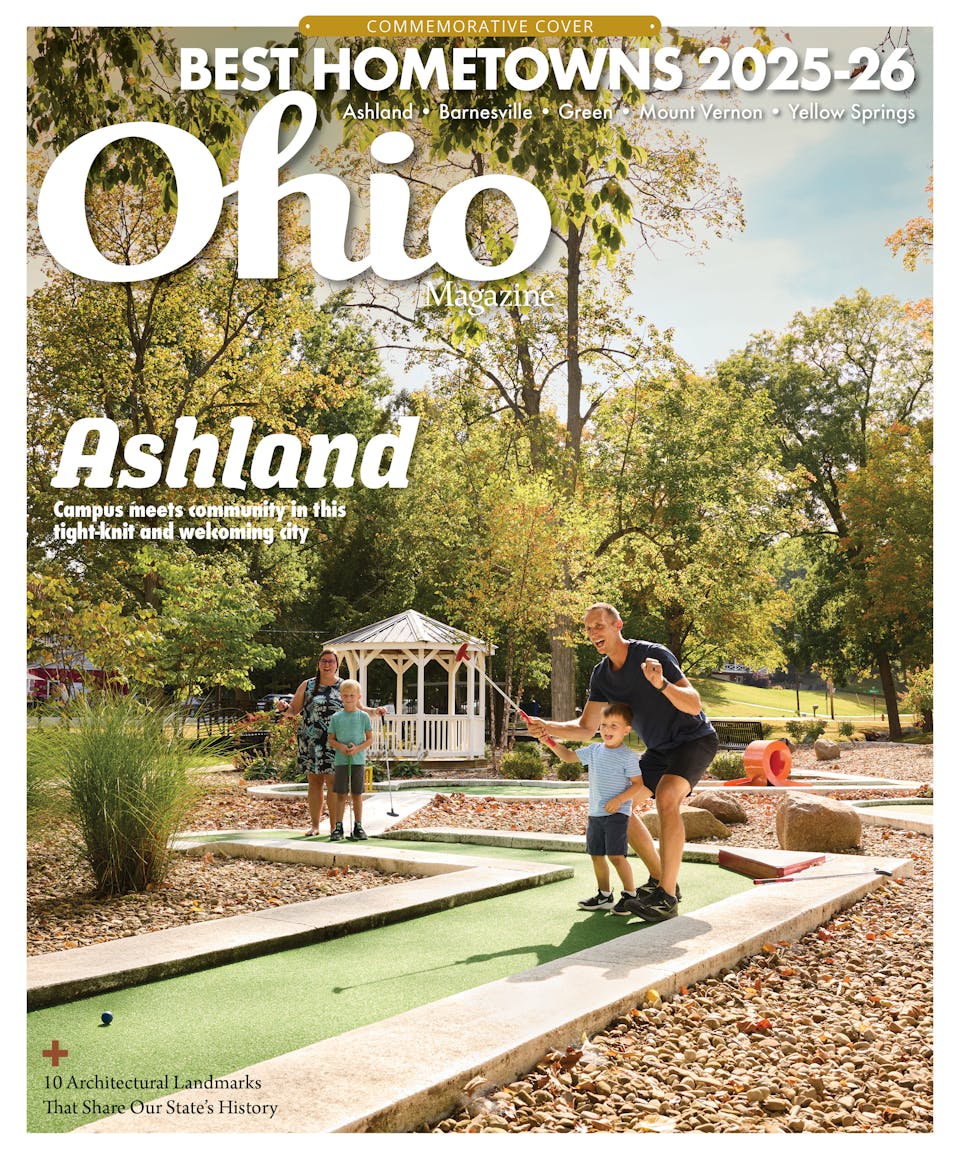 Ashland Best Hometowns 2025 26 Ohio Magazine cover (photo by Kevin Kopanski)