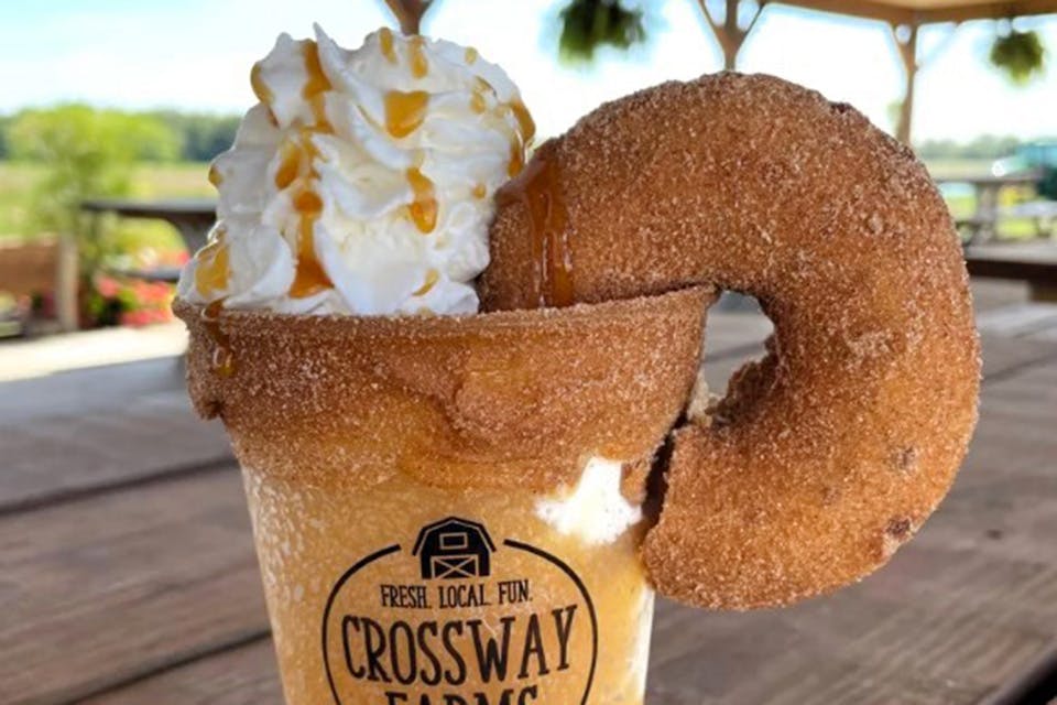 Crossway Farms Apple Cider Explosion at Fall on the Farm in Sidney (photo courtesy of Crossway Farms)