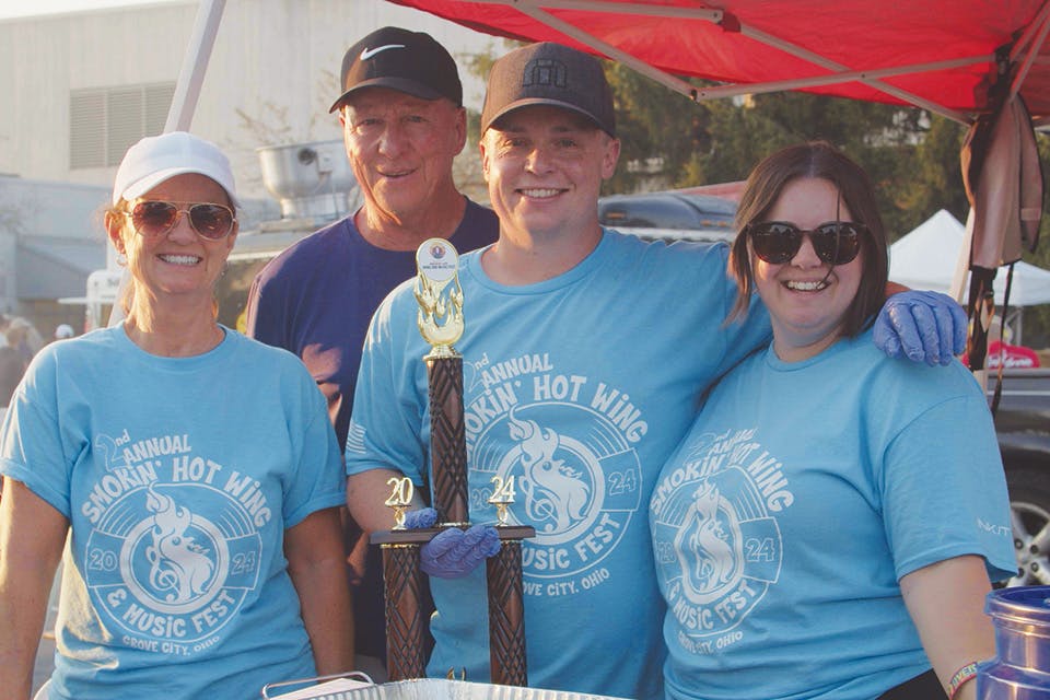 Group at Smokin’ Hot Wing & Music Festival at American Nitrile in Grove City (photo courtesy of American Nitrile) Group at Smokin’ Hot Wing & Music Festival at American Nitrile in Grove City (photo courtesy of American Nitrile)