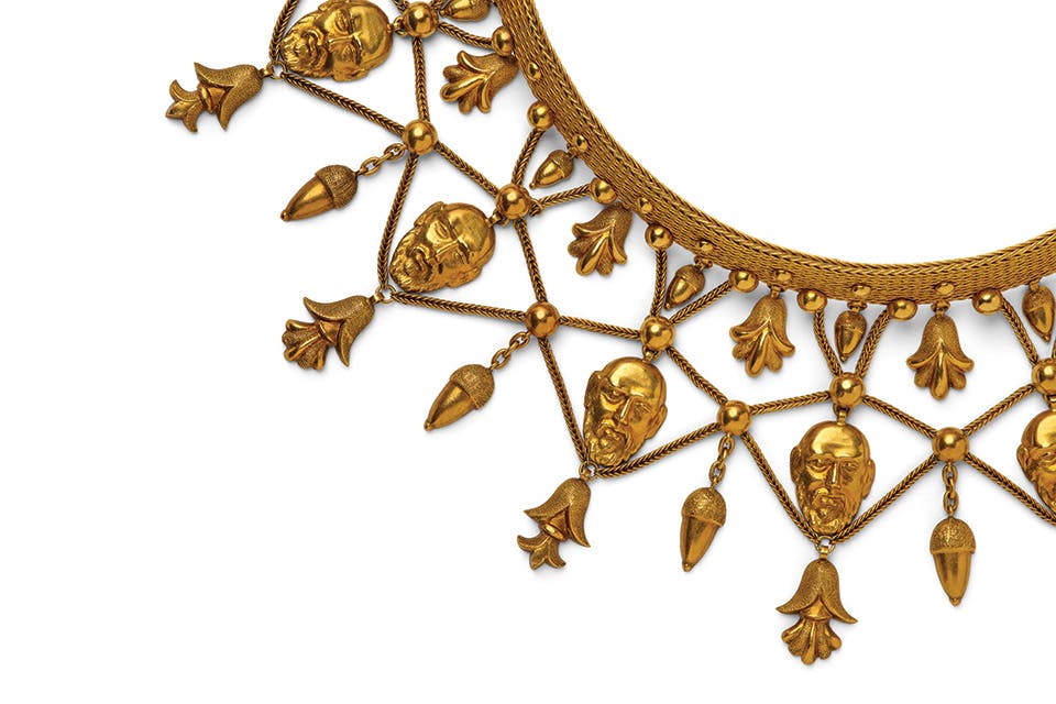 Neil Lane’s Giacinto Melillo Ruvo Necklace at “Radiance and Reverie: Jewels from the Collection of Neil Lane” at the Toledo Museum of Art (collection of Neil Lane, photograph © Lendon Flanagan) Neil Lane’s Giacinto Melillo Ruvo Necklace at “Radiance and Reverie: Jewels from the Collection of Neil Lane” at the Toledo Museum of Art (collection of Neil Lane, photograph © Lendon Flanagan)