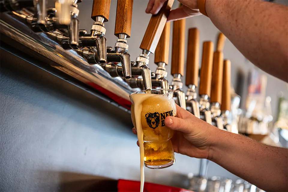 New Berlin Brewing Co. on the Hall of Fame Hops Craft Brewery Trail (photo courtesy of Visit Canton)