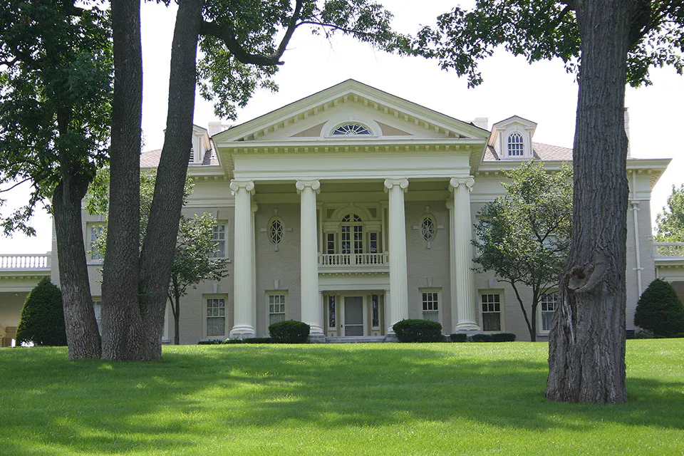 Exterior of Hawthorn Hill (photo courtesy of Dayton History)