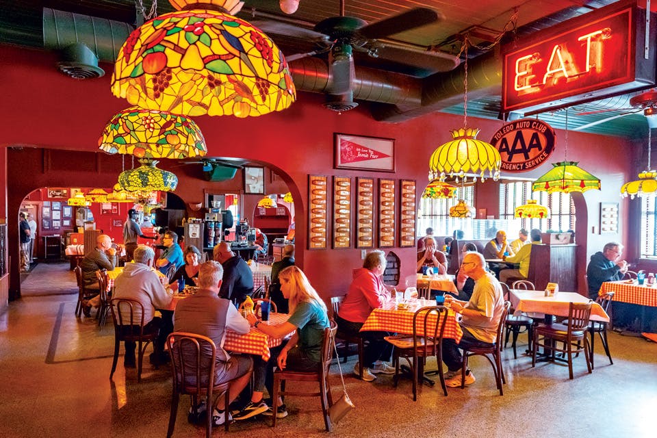 Tony Packo’s interior in Toledo (photo by Doug Hinebaugh)