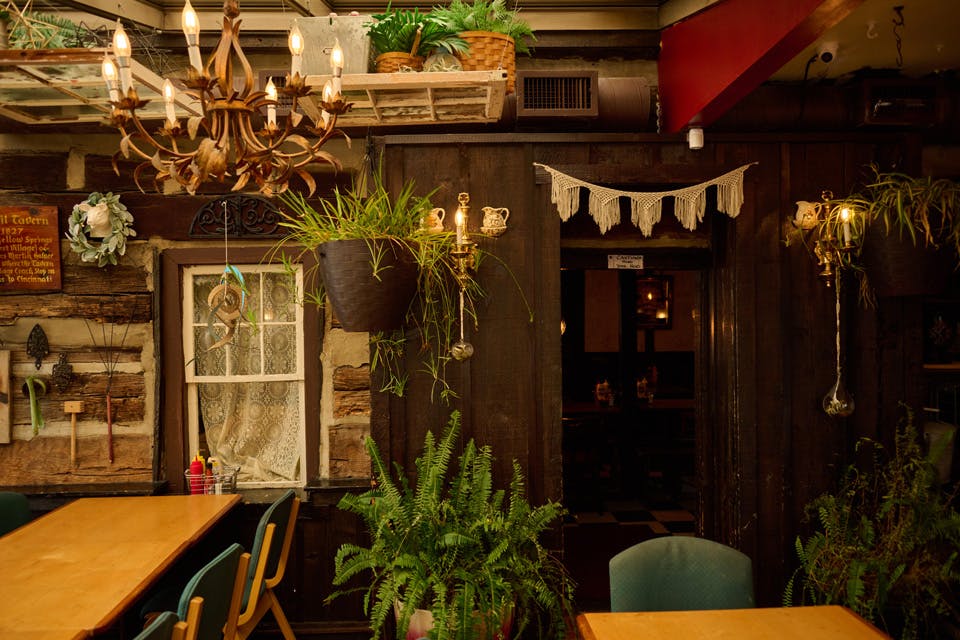 Dining room at Ye Olde Trail Tavern in Yellow Springs (photo by Sophia Daugherty Muñoz)