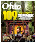 Ohio Magazine May 2026 Cover (photo courtesy of Nelsonville Music Festival)