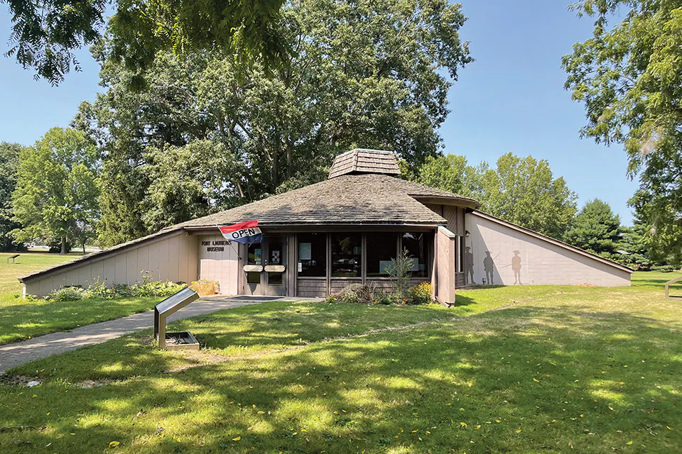 Exterior of Fort Laurens in Bolivar (photo courtesy of Fort Laurens)
