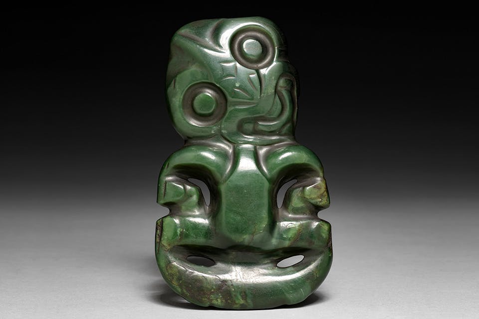 Hei tiki pendant at Cleveland Museum of Art